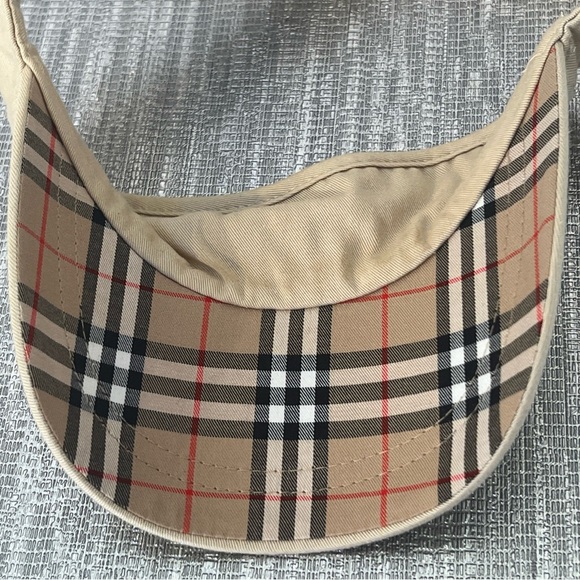 Burberry Golf Logo Sun Visor Women’s Hat Original Collection Vintage - Picture 3 of 7